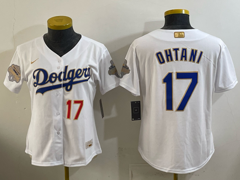 women Los Angeles Dodgers #17 Ohtani white Game 2026 Nike MLB Jersey 4010002